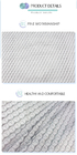 100% Polyester 9 Picks Woven Jacquard Mattress Fabric 2.3 Meter Width