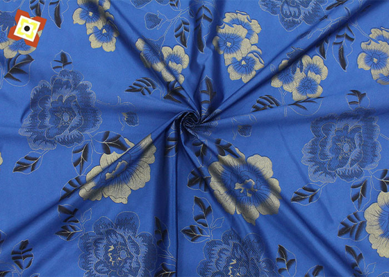 Wholesale Home Textile Golden Print Mattress Fabric 100 Polyester Mattress Fabric