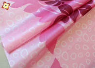 Pink Mattress Quilted Fabric 100% Polyester Warp Knitted Printed 250cm Width