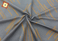 Stretch Pillow Mattress Quilting Fabric Knitting Jacquard Air Layer Modal Hemp Grey