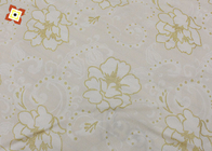 Woven 100 Polyester Mattress Quilting Fabric Warp Knitted Gold Plated Printed Pattern