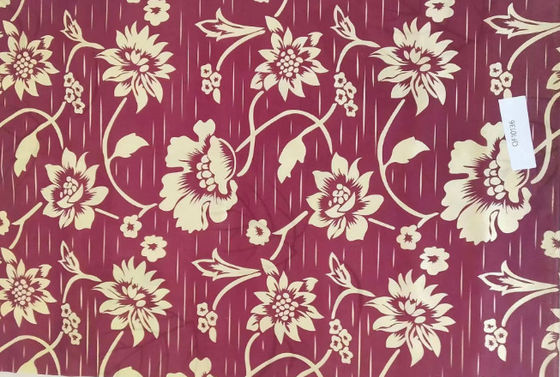 Wholesale 100 Polyester Mattress Quilting Fabric Warp Knitted Gold Printed Mattress fabric