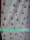 220cm Width Brushed Knit Fabric , 65gsm Woven Polyester Fabric