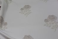 Moisture Proof 200gsm Polyester Jacquard Knitting Fabric With Rose Pattern Printed