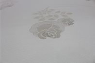 Moisture Proof 200gsm Polyester Jacquard Knitting Fabric With Rose Pattern Printed