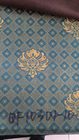 Blue 2.1m Width 80gsm Mattress Ticking Fabric With Flower Pattern