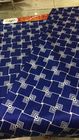 Anti Dustmite Polyester Tricot Fabric , 85g/M2 Navy Blue Polyester Fabric