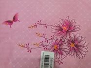 W2.1m Polyester Mattress Fabric , 75g/M2 Floral Quilting Fabric