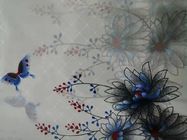 W2.1m Polyester Mattress Fabric , 75g/M2 Floral Quilting Fabric