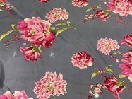 2.3m Wide 100gsm Polyester Tricot Fabric Flower Printing For Mattress Cover