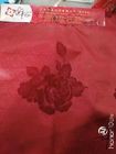 Red Bottom polyester Mattress Fabric 100g/M2 Jacquard Quilted  2.3m Width