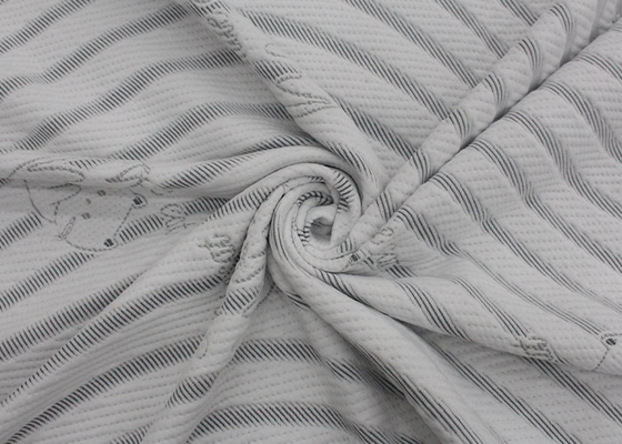 WHOLESALE FABRIC 100 POLYESTER FIBER JACQUARD MATTRESS FABRIC