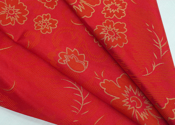 Wholesale Home Textile Golden Print Mattress Fabric 100 Polyester Mattress Fabric