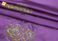 Anti Odor Waterproof Mattress Quilting Fabric Purple Colour 120gsm