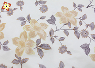 Colour Printed Flower Tricot Mattress Fabric Custom Knitted Anti Sensitive