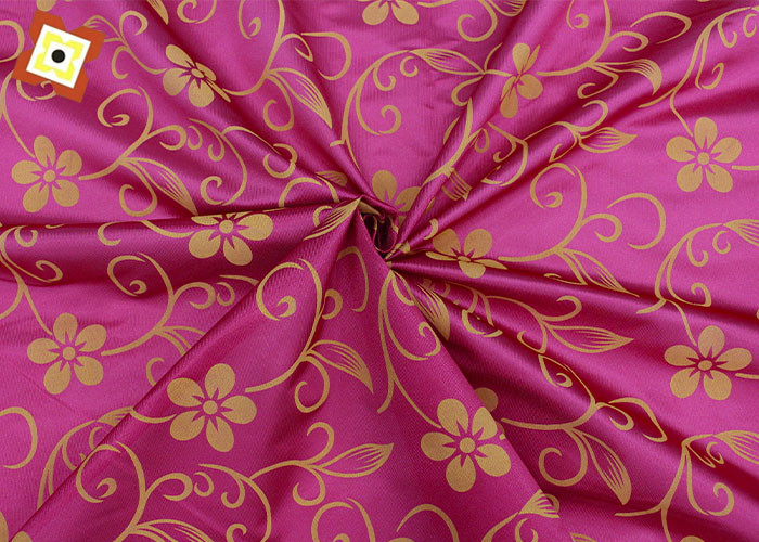 Custom Design Hot Selling 2022 New Warp Knitted Printed Mattress Fabric Gold Powder Cloth