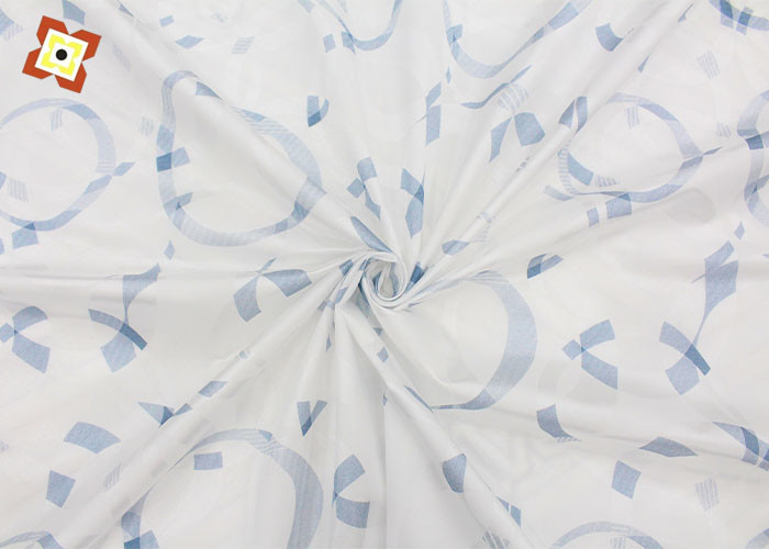 Wholesale Textile Fabric Manufacturer Cheap Price Sale White Print Polyester Knitted Fabric Mattress Fabric