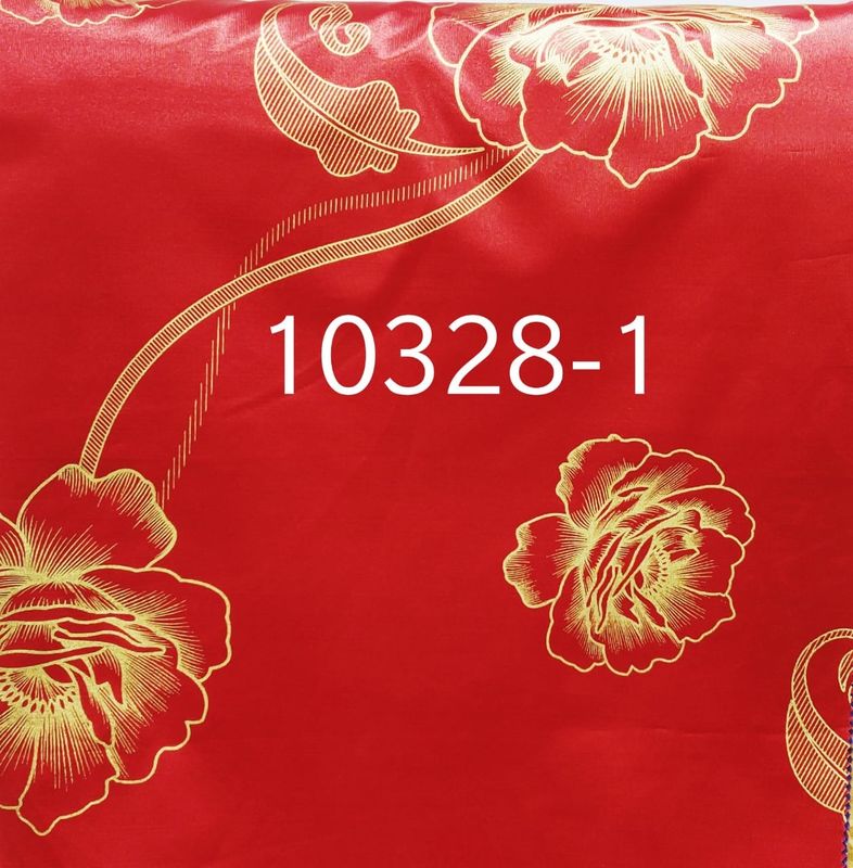 Breathable 80g/M2 Mattress Polyester Tricot Fabric Red Color