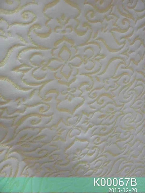 160gsm White Jacquard Fabric For Bedding Anti Dust